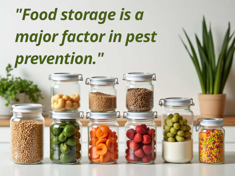 image of storing food in containers